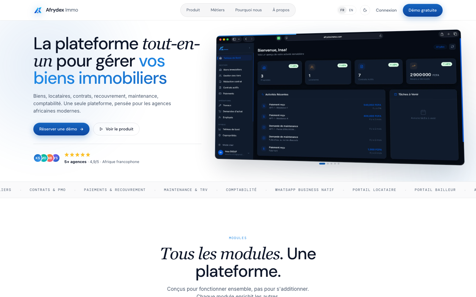 Afrydex Immo